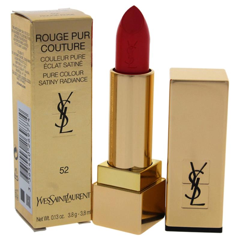Rouge Pur Couture Satin Lipstick - 52 Rouge Rose by Yves Saint Laurent for Women - 0.13 oz Lipstick