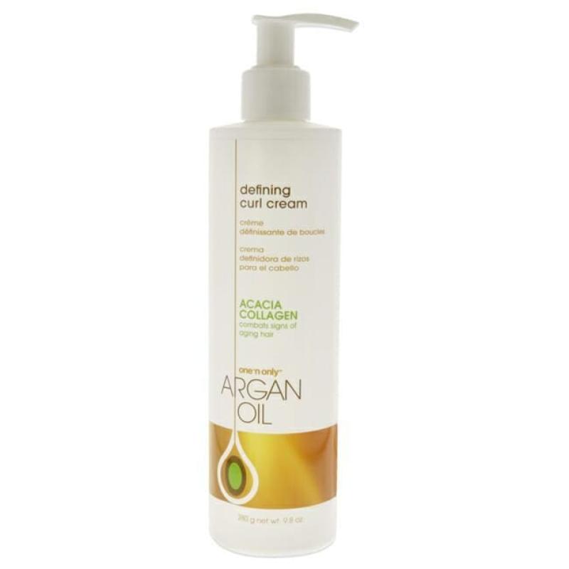 Argan Oil Defining Curl Cream by One n Only for Unisex - 9.8 oz Cream