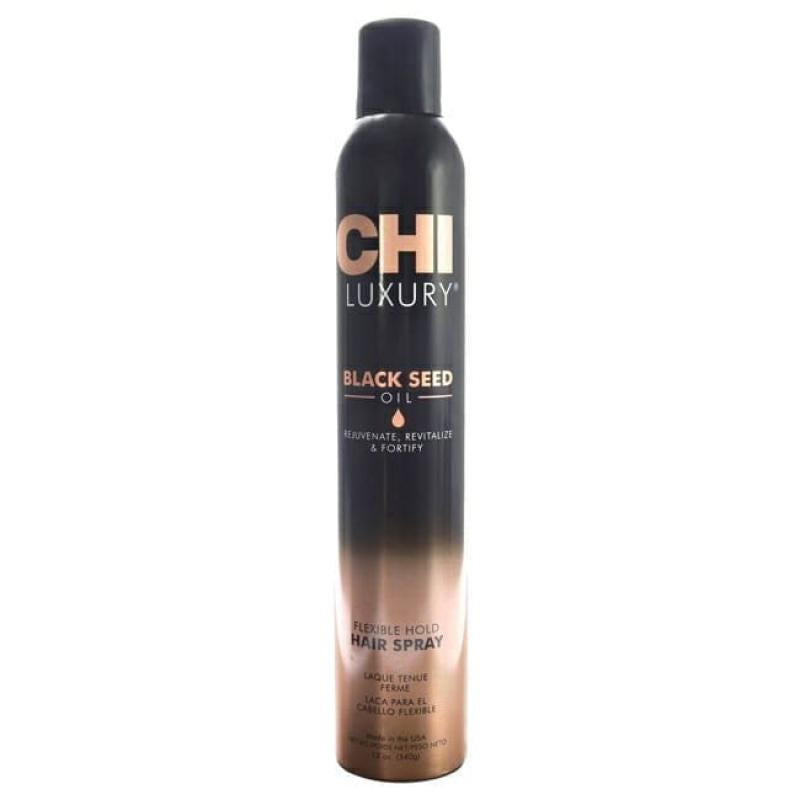 Luxury Black Seed Oil Flexible Hold Hairspray by CHI for Unisex - 10 oz Hair Spray