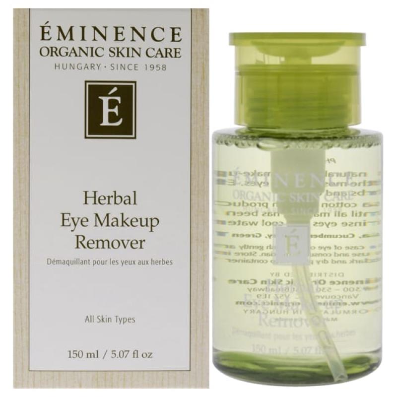 Herbal Eye Makeup Remover by Eminence for Unisex - 5.07 oz Makeup Remover