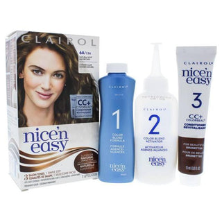 Nice n Easy Permanent Color - 6A 114 Light Ash Brown by Clairol for Women - 1 Application Hair Color