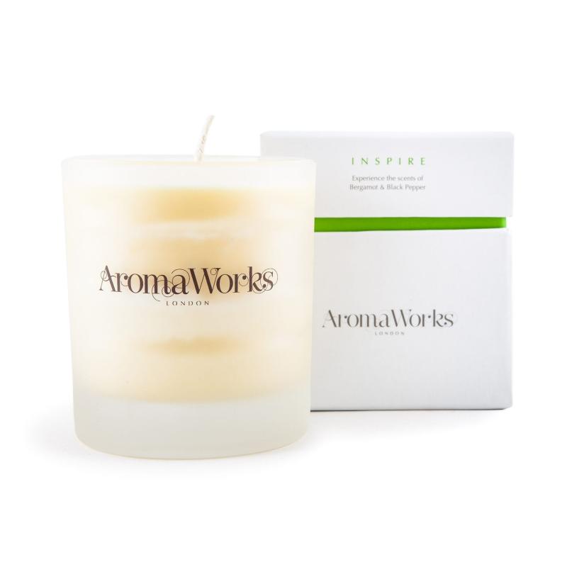 Inspire Candle Medium by Aromaworks for Unisex - 7.76 oz Candle