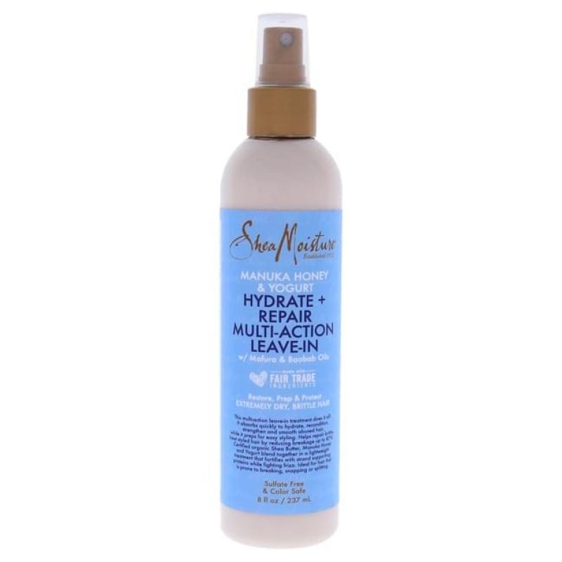 Manuka Honey and Yogurt Hydrate Plus Repair Multi-Action Leave-In by Shea Moisture for Unisex - 8 oz Treatment