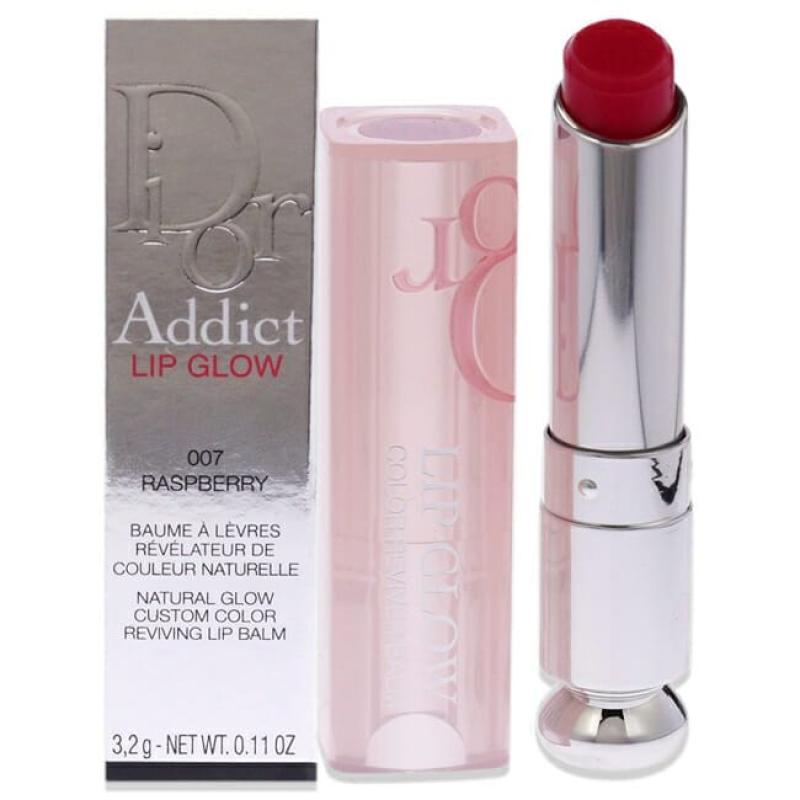 Dior Addict Lip Glow - 007 Raspberry by Christian Dior for Women - 0.11 oz Lip Balm