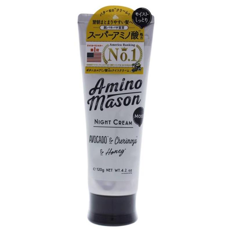 Moist Night Cream by Amino Mason for Unisex - 4.2 oz Cream