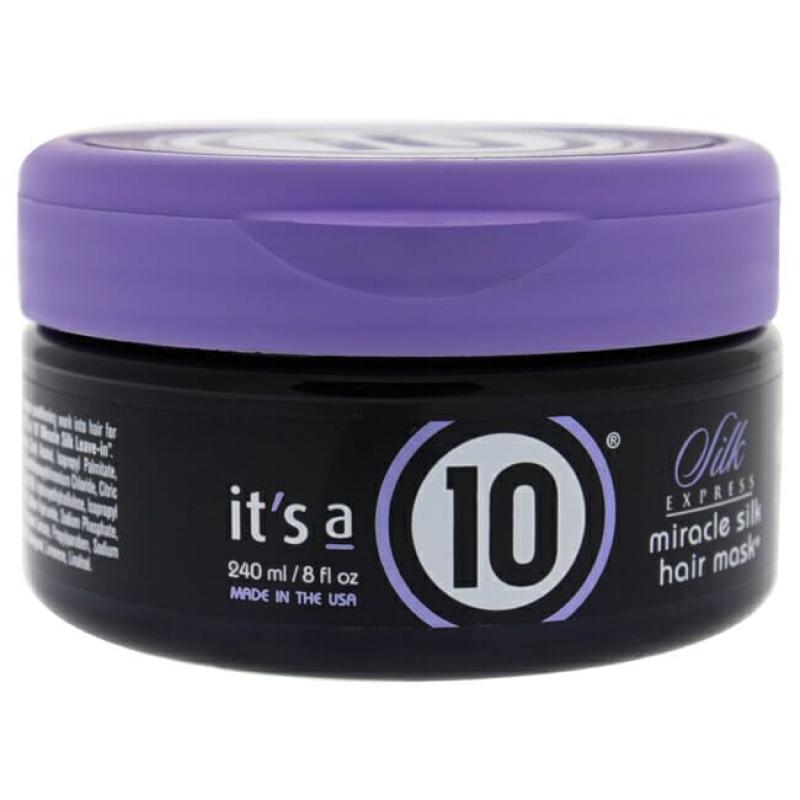 Silk Express Miracle Silk Hair Mask by Its A 10 for Unisex - 8 oz Masque