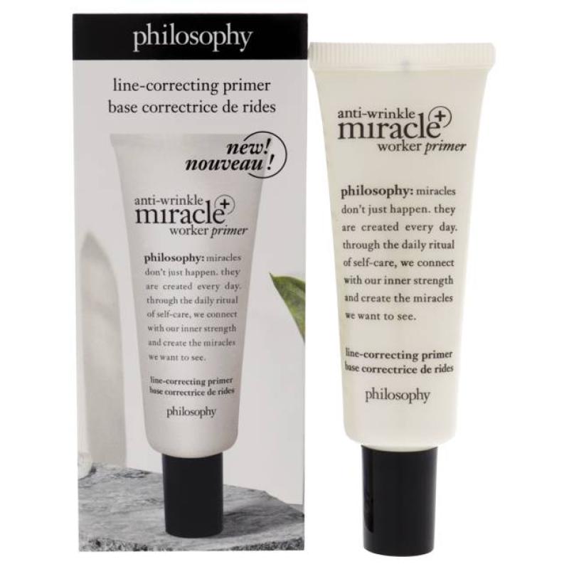 Anti-Wrinkle Miracle Worker Primer Plus Line-Correcting Primer by Philosophy for Women - 0.9 oz Primer