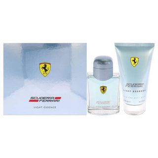 Ferrari Light Essence by Ferrari for Men - 2 Pc Gift Set 2.5oz EDT Spray, 5oz Hair and Body Wash