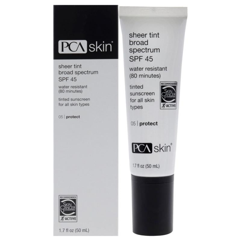 Sheer Tint SPF 45 by PCA Skin for Unisex - 1.7 oz Sunscreen