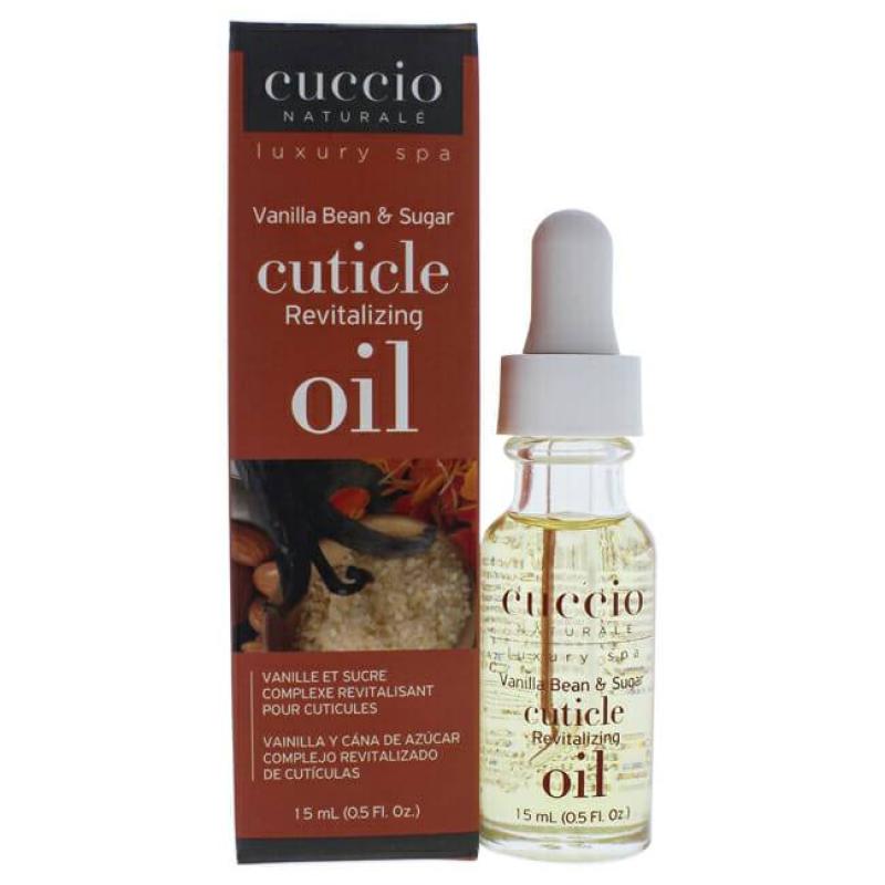 Cuticle Revitalizing Oil - Vanilla Bean and Sugar Manicure by Cuccio Naturale for Unisex - 0.5 oz Oil