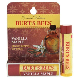 Vanilla Maple Moisturizing Lip Balm Blister by Burts Bees for Unisex - 0.15 oz Lip Balm