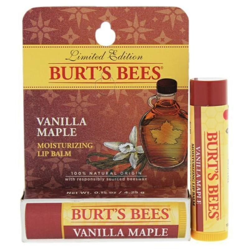 Vanilla Maple Moisturizing Lip Balm Blister by Burts Bees for Unisex - 0.15 oz Lip Balm