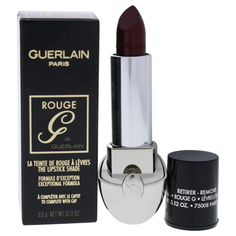 Rouge G De Guerlain Lipstick - N23 Dark Cherry Satin by Guerlain for Women - 0.12 oz Lipstick