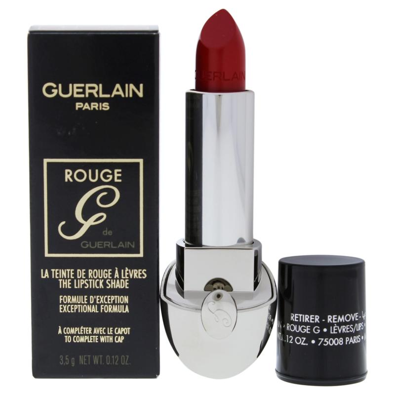 Rouge G De Guerlain Lipstick - N25 Flaming Red Satin by Guerlain for Women - 0.12 oz Lipstick