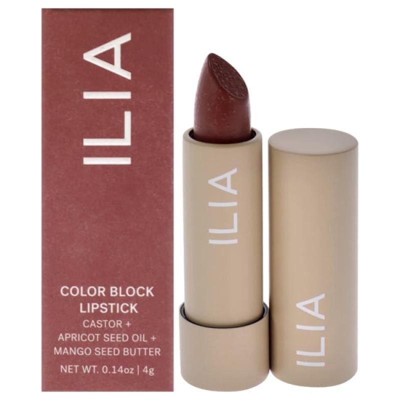 Color Block Lipstick - Amberlight by ILIA Beauty for Women - 0.14 oz Lipstick