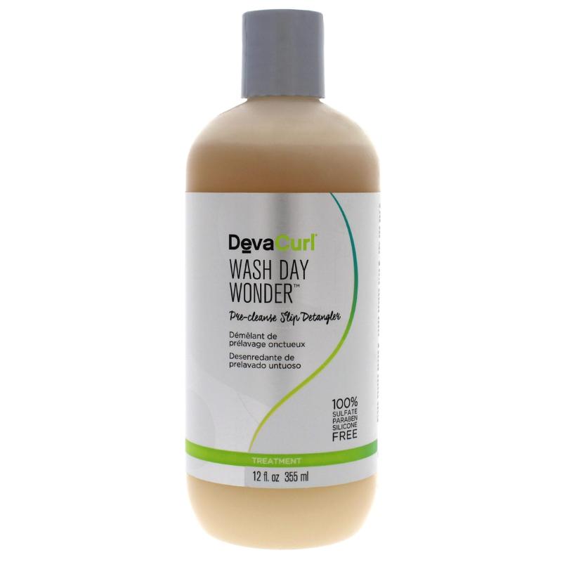 Wash Day Wonder Pre-Cleanse Slip Detangler by DevaCurl for Unisex - 12 oz Detangler