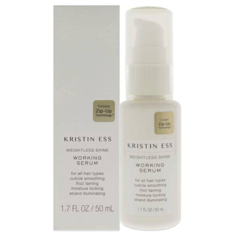 Weightless Shine Working Serum by Kristin Ess for Unisex - 1.7 oz Serum