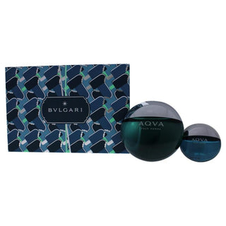 Bvlgari Aqva by Bvlgari for Men - 2 Pc Gift Set 3.4oz EDT Spray, 0.5 EDT Spray