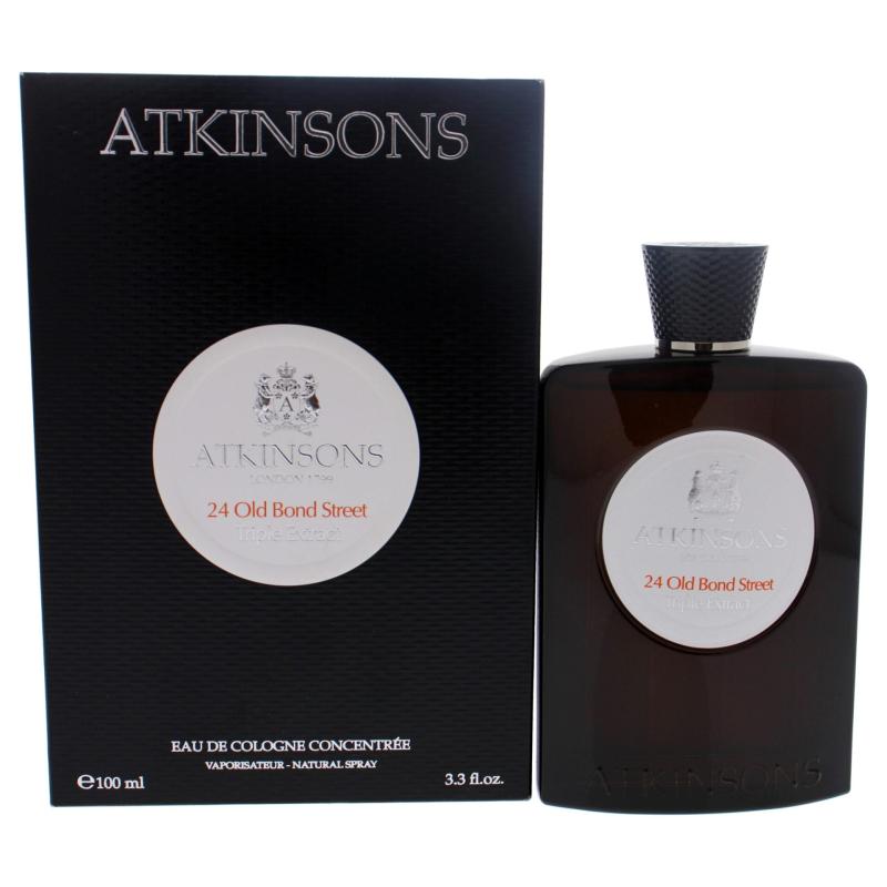 24 Old Bond Street Triple Extract by Atkinsons for Men - 3.3 oz EDC Spray