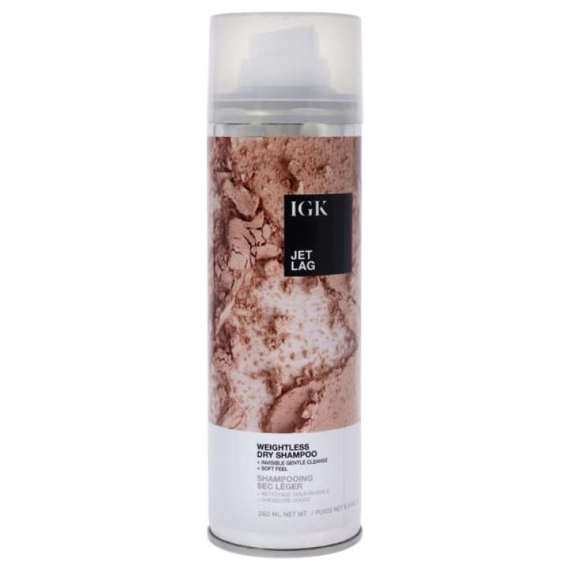 Jet Lag Weightless Dry Shampoo by IGK for Unisex - 6.3 oz Dry Shampo