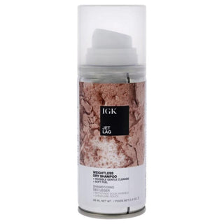 Jet Lag Weightless Dry Shampoo by IGK for Unisex - 2 oz Dry Shampo