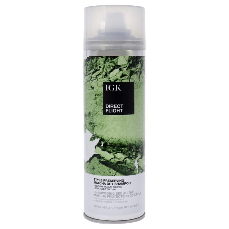 Direct Flight Matcha Dry Shampoo by IGK for Unisex - 6.3 oz Dry Shampo