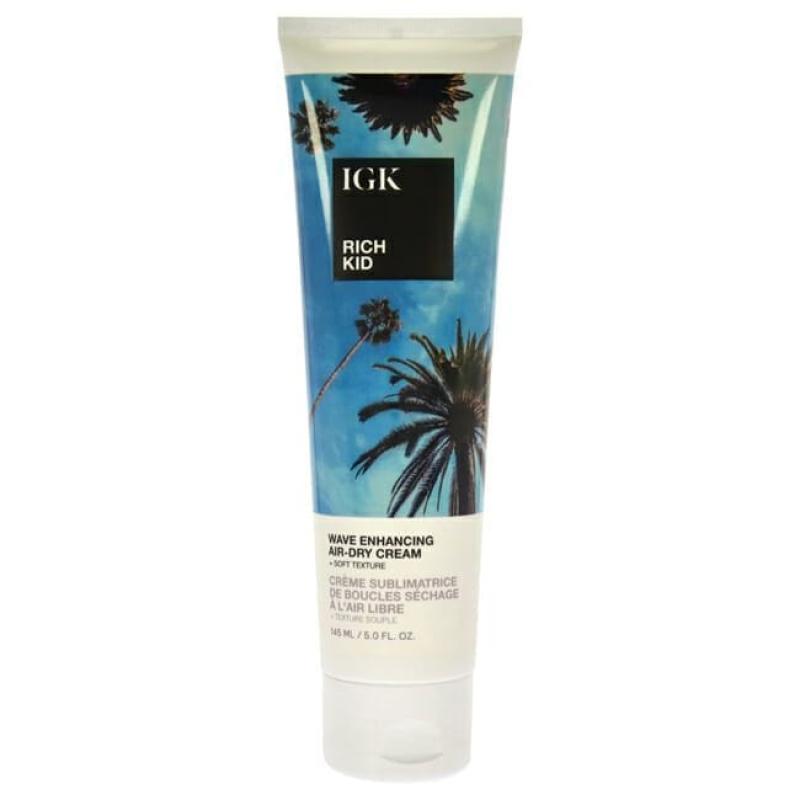 Rich Kid Wave Enhancing Air Dry Cream by IGK for Unisex - 5 oz Oil