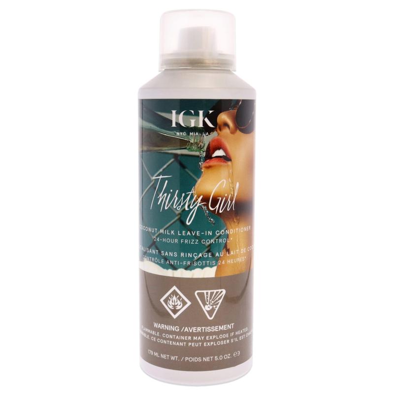 Thirsty Girl Coconut Milk Leave-In Conditioner by IGK for Unisex - 5 oz Conditioner