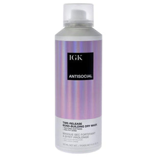 Antisocial Overnight Bond Building Dry Hair Mask by IGK for Unisex - 5 oz Masque