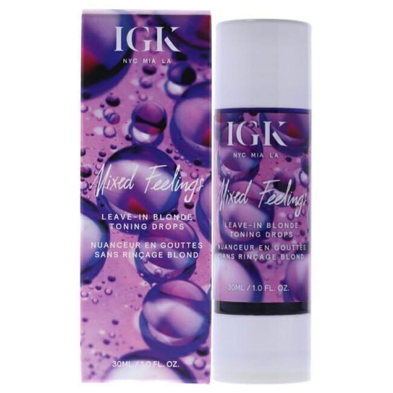 Mixed Feelings Leave-In Blonde Drops by IGK for Unisex - 1 oz Treatment