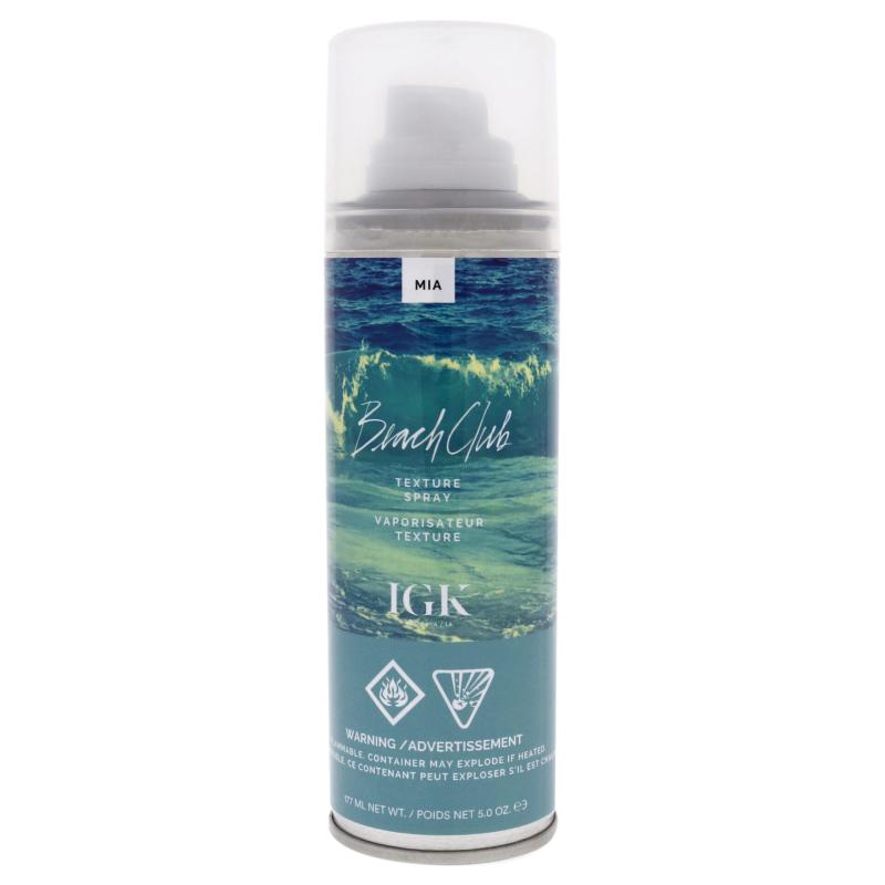 Beach Club Texture Spray by IGK for Unisex - 5 oz Hair Spray