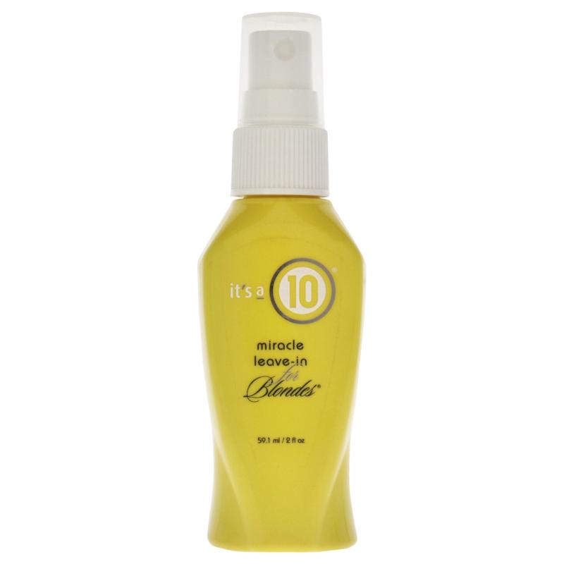 Miracle Leave-In for Blondes by Its A 10 for Unisex - 2 oz Treatment