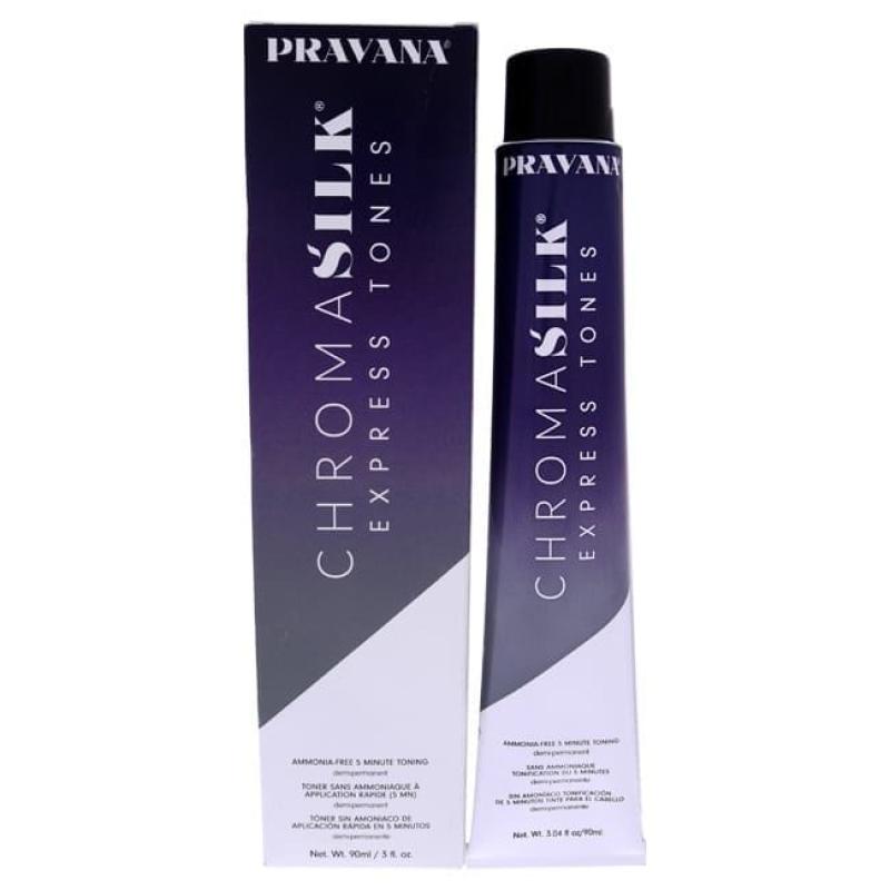 ChromaSilk Express Tones - Dark Neutral Ash by Pravana for Unisex - 3 oz Hair Color