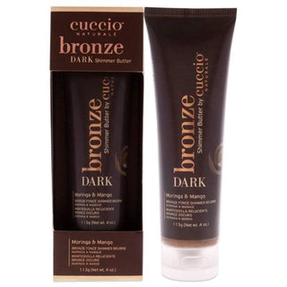 Bronze Dark Shimmer Butter - Moringa and Mango by Cuccio Naturale for Women - 4 oz Bronzer