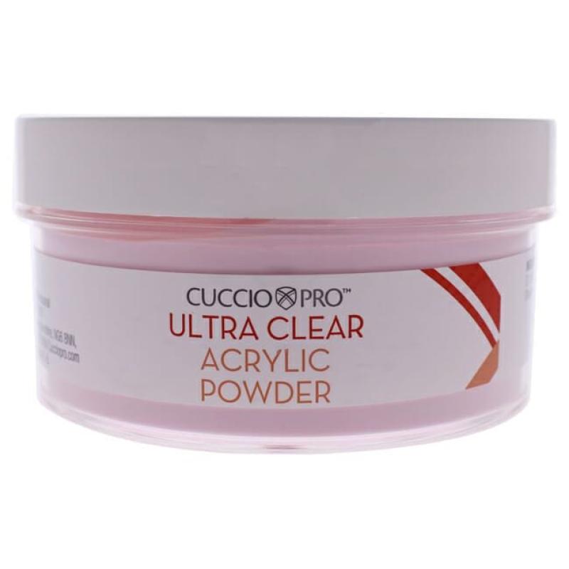 Ultra Clear Acrylic Powder - Extreme Pink by Cuccio Pro for Women - 12.75 oz Acrylic Powder