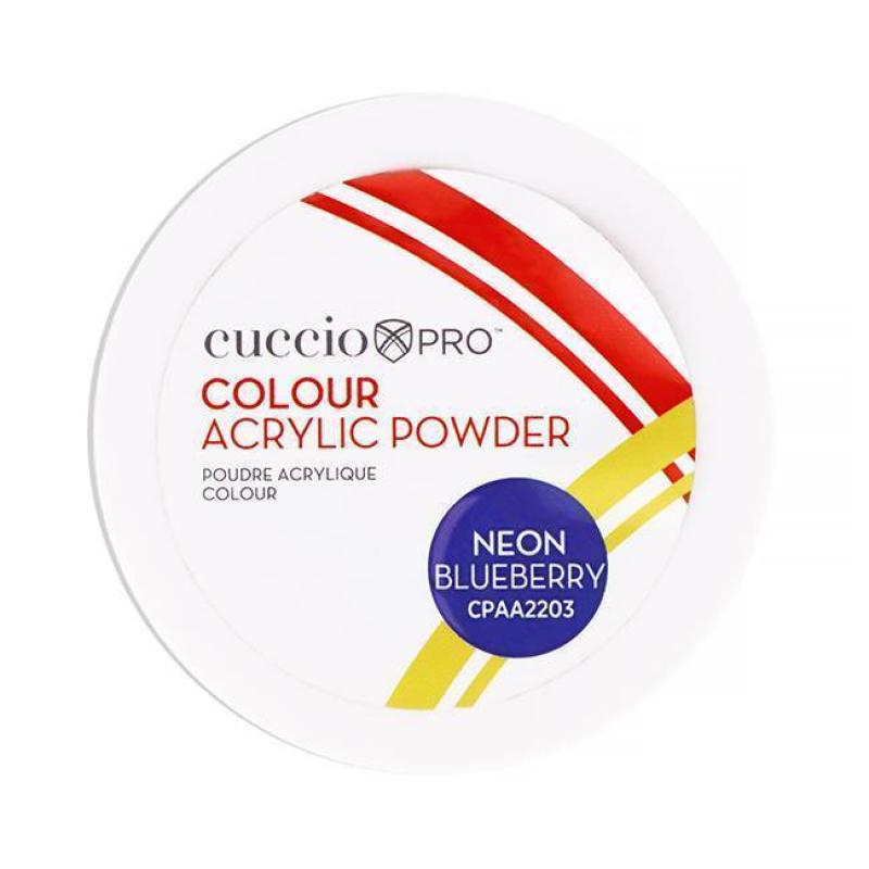 Colour Acrylic Powder - Neon Blueberry by Cuccio PRO for Women - 1.6 oz Acrylic Powder