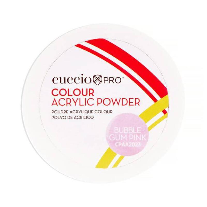 Colour Acrylic Powder - Bubble Gum Pink by Cuccio PRO for Women - 1.6 oz Acrylic Powder