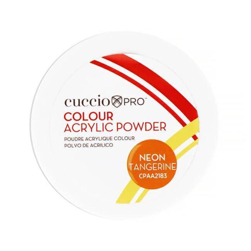 Colour Acrylic Powder - Neon Tangerine by Cuccio PRO for Women - 1.6 oz Acrylic Powder