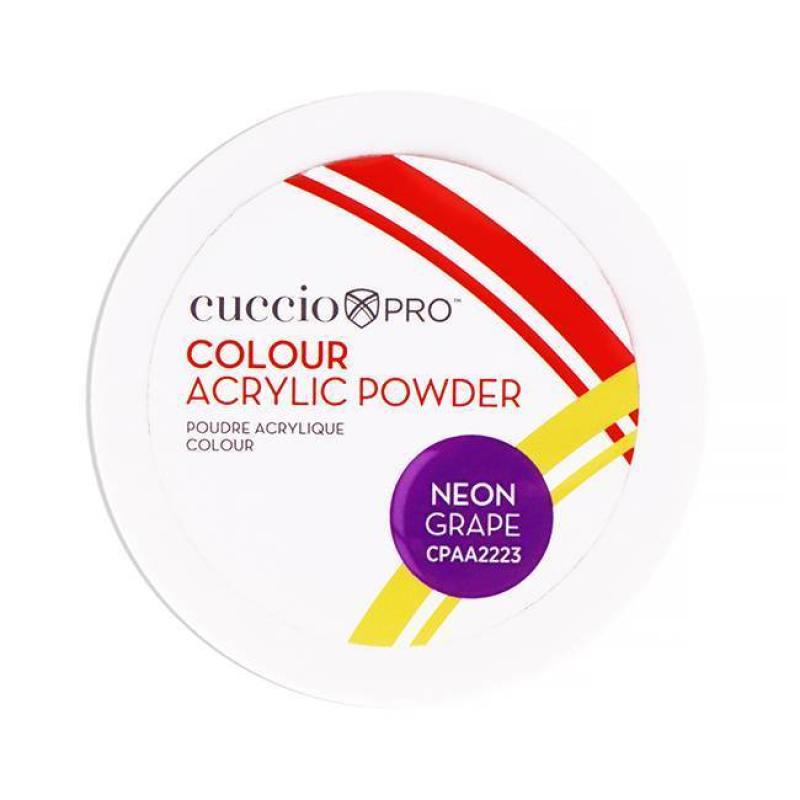 Colour Acrylic Powder - Neon Grape by Cuccio PRO for Women - 1.6 oz Acrylic Powder