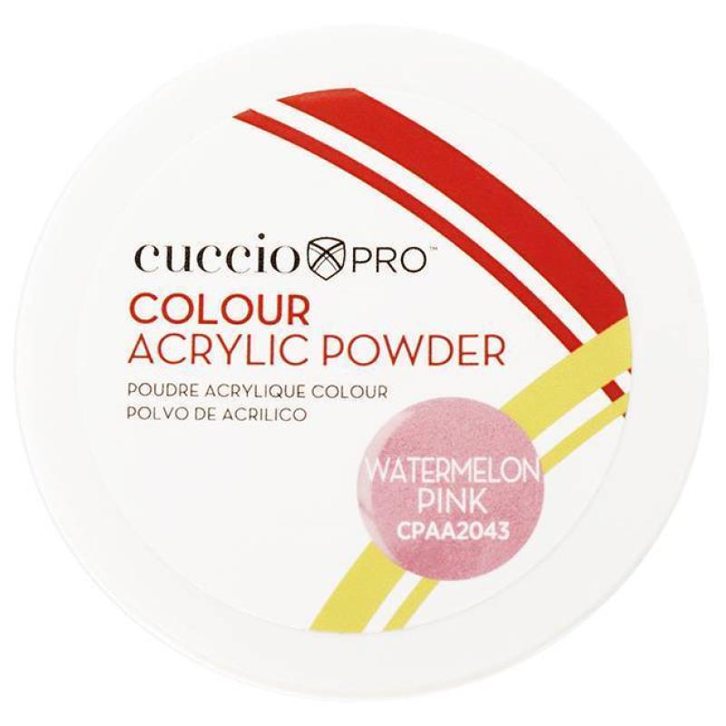 Colour Acrylic Powder - Watermelon Pink by Cuccio Pro for Women - 1.6 oz Acrylic Powder