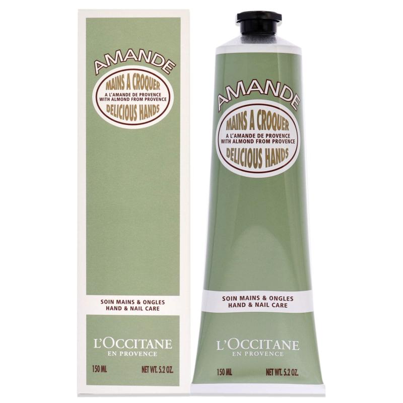 Almond Delicious Hands Cream by LOccitane for Unisex - 5.2 oz Cream