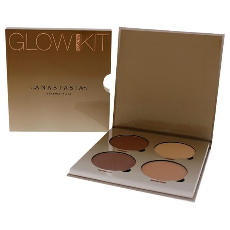 Sun Dipped Glow Kit by Anastasia Beverly Hills for Women - 4 x 0.26 oz Bronzed, Tourmaline, Moonstone, Summer