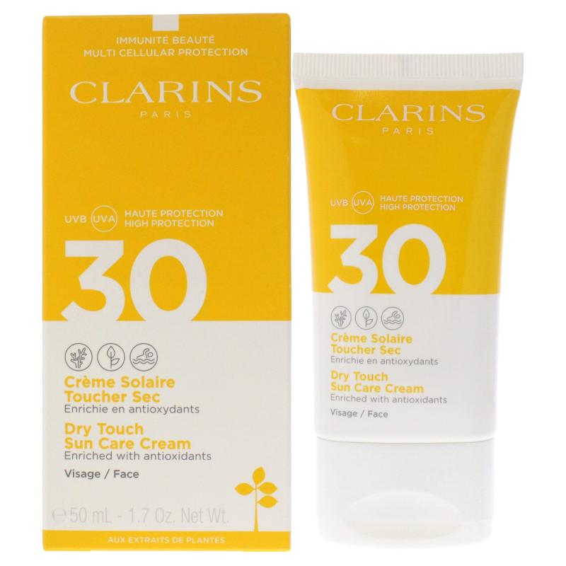 Sun Care Cream SPF 30 by Clarins for Unisex - 1.7 oz Sunscreen