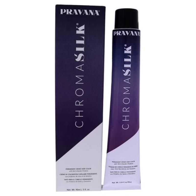 ChromaSilk Creme Hair Color - 6.11 Dark Intense Ash Blonde by Pravana for Unisex - 3 oz Hair Color
