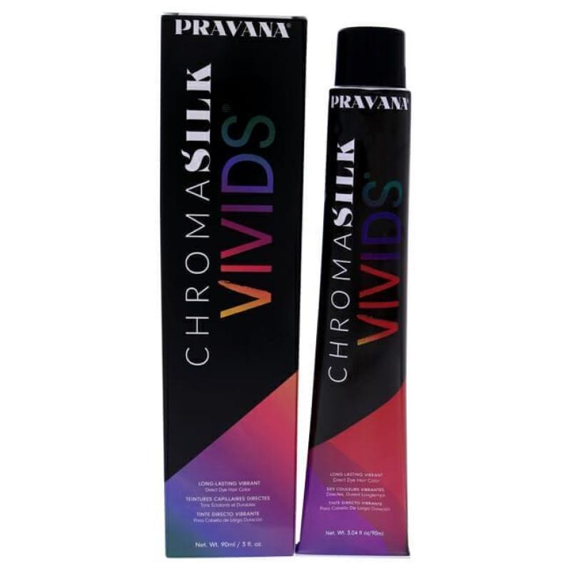 ChromaSilk Vivids Long-Lasting Vibrant Color - Garnet by Pravana for Unisex - 3 oz Hair Color
