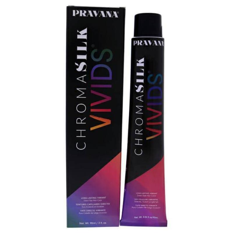 ChromaSilk Vivids Long-Lasting Vibrant Color - Aquamarine by Pravana for Unisex - 3 oz Hair Color