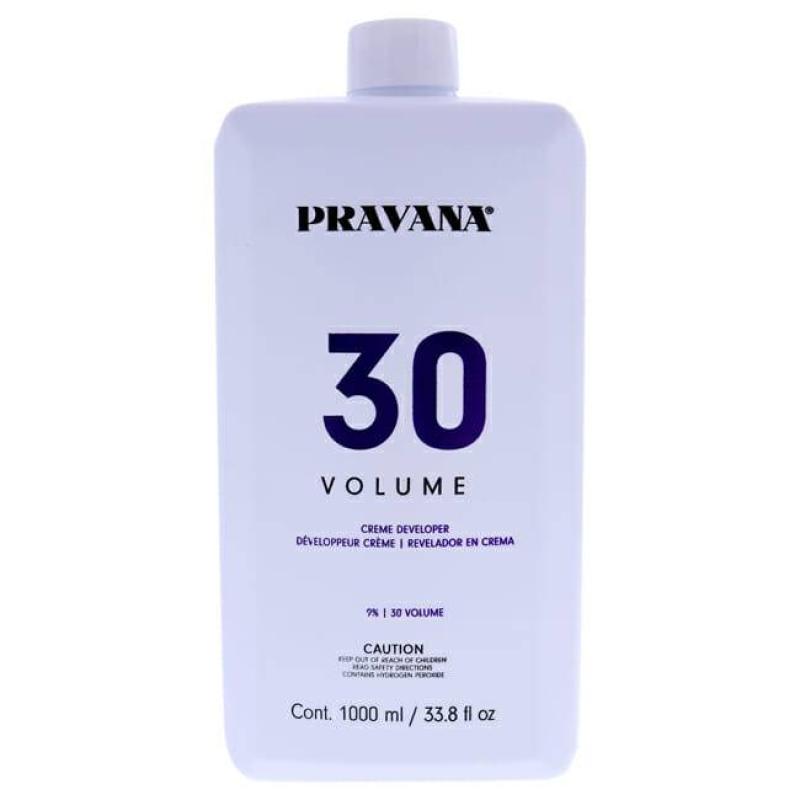 Creme Developer 30 Volume by Pravana for Unisex - 33.8 oz Lightener