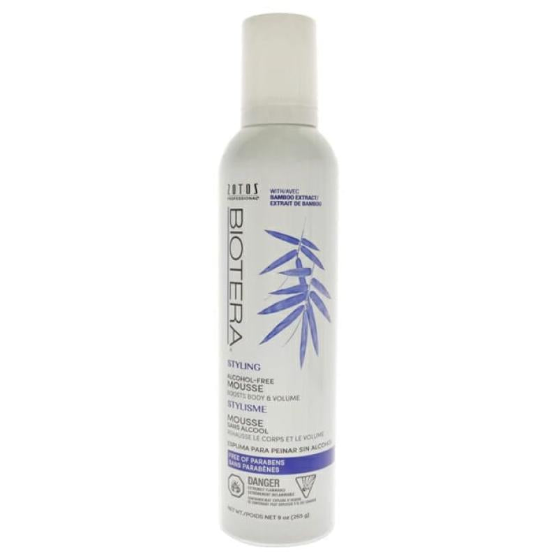 Styling Alcohol-Free Mousse by Biotera for Unisex - 9 oz Mousse
