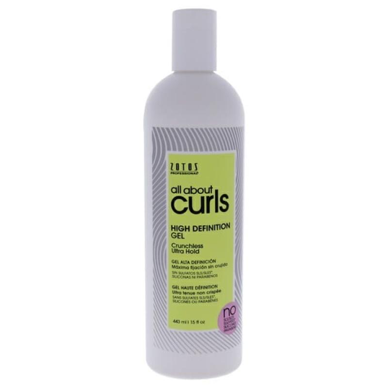 High Definition Gel by All About Curls for Unisex - 15.0 oz Gel