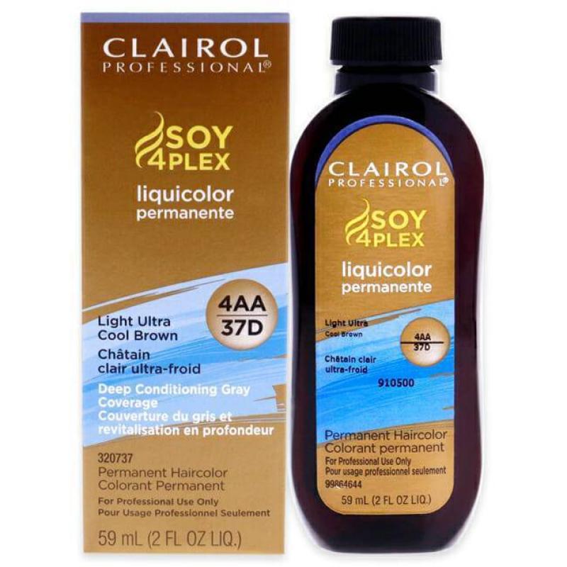 Professional Liquicolor Permanent Hair Color - 37D Light Ultra Cool Brown by Clairol for Unisex - 2 oz Hair Color